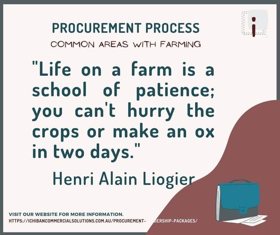 Ichiban Commercial Solutions Procurement and Farming Liogier Quote